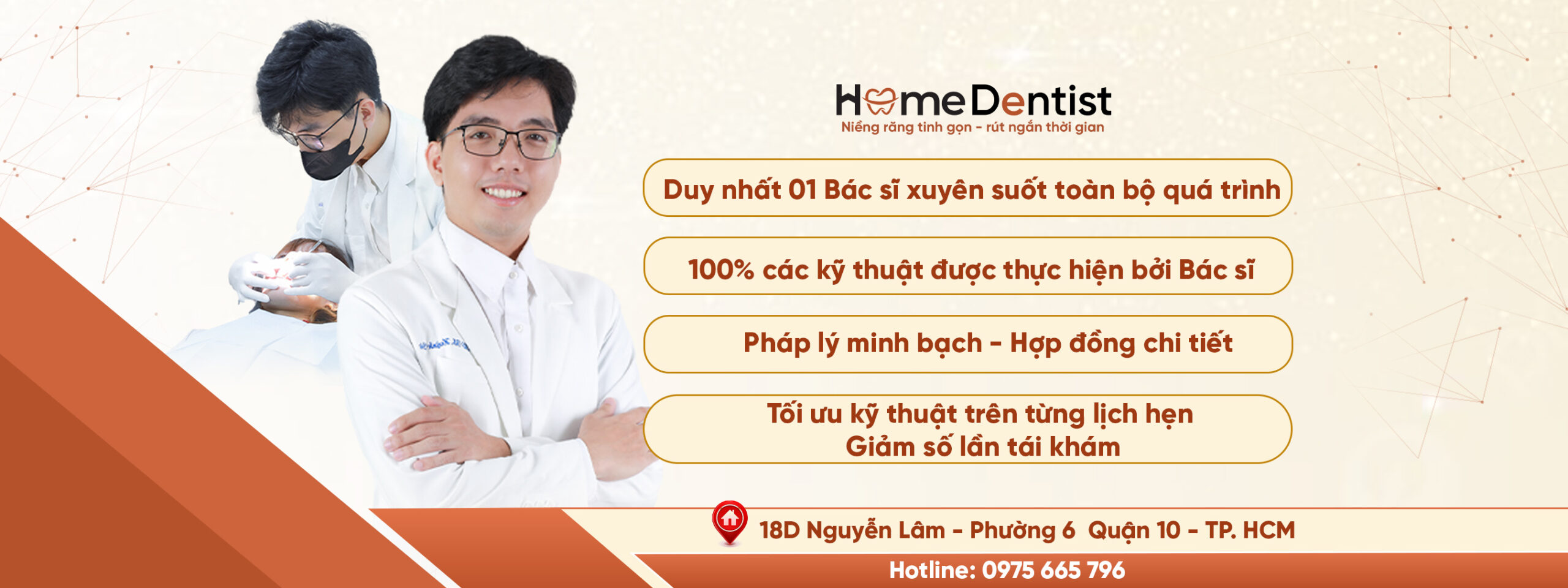An tâm niềng răng tại Home Dentist
